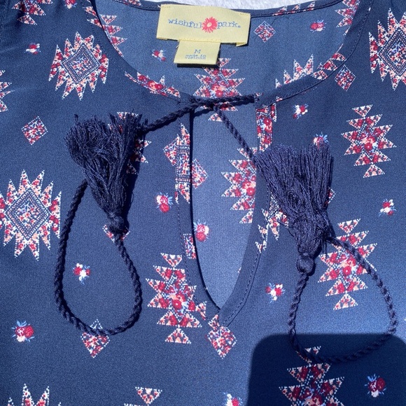 Women Wishful Thoughts Sleeveless Boho blouse size Medium - Picture 4 of 7
